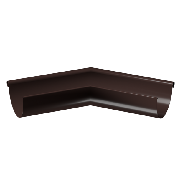 Внешний угол желоба 135˚ Stal Premium, шоколад - 1