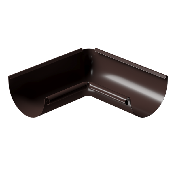Внутренний угол желоба 90˚ Stal Premium, шоколад - 1